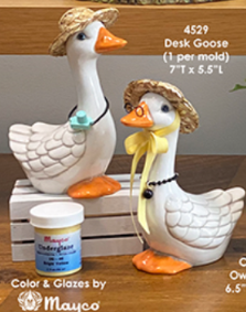 CM1248 - 4529 Clay Magic Desk Goose Mold