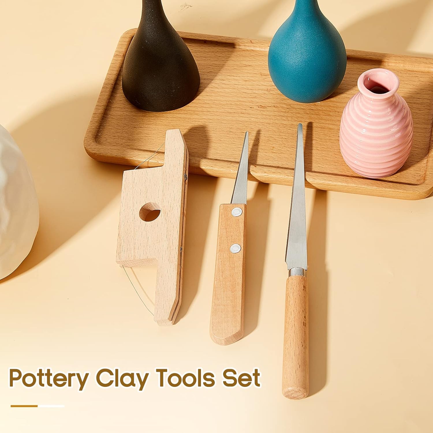 CMS056 - 3 Pieces Pottery Tools Cutting and Clay Trimming