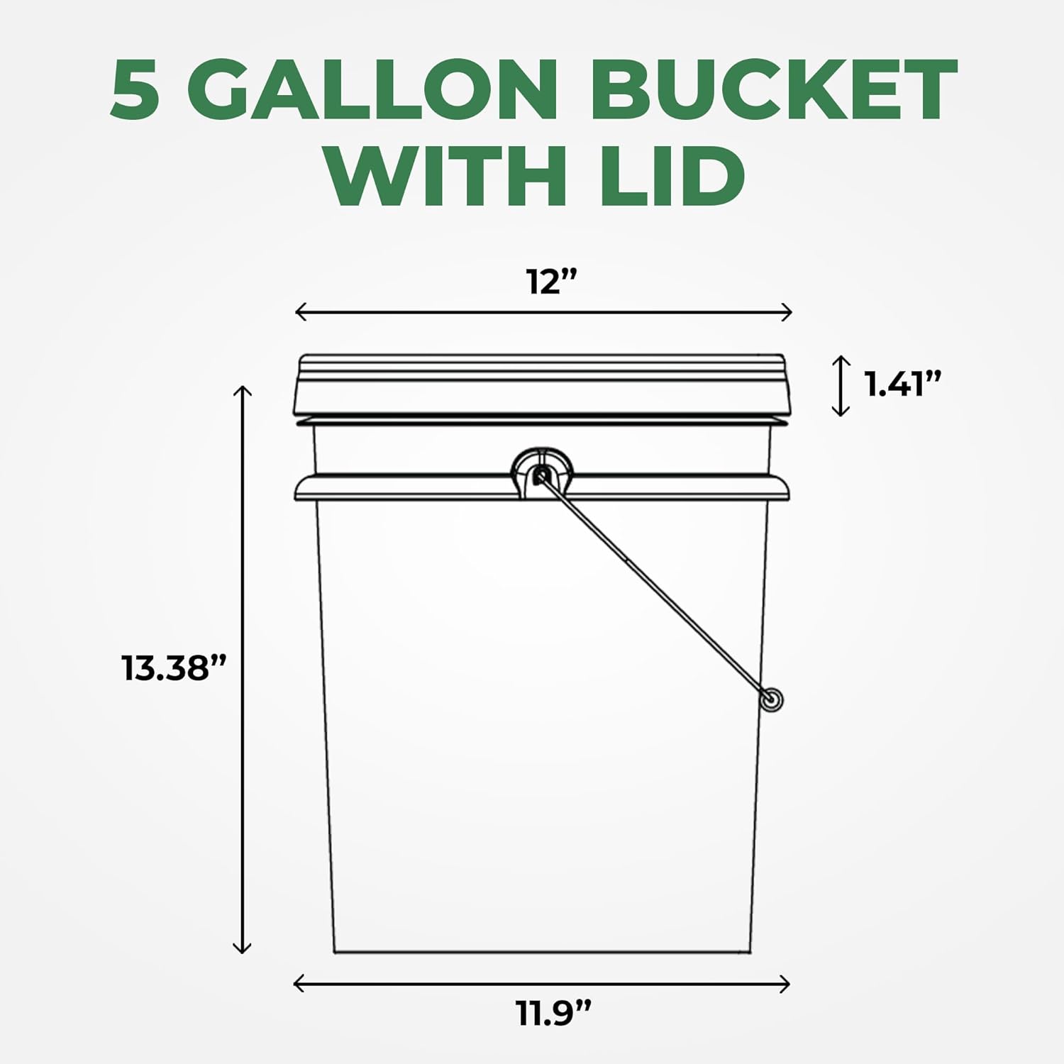 CMS0004 - 5 Gallon Used Bucket with Air Tight Lid