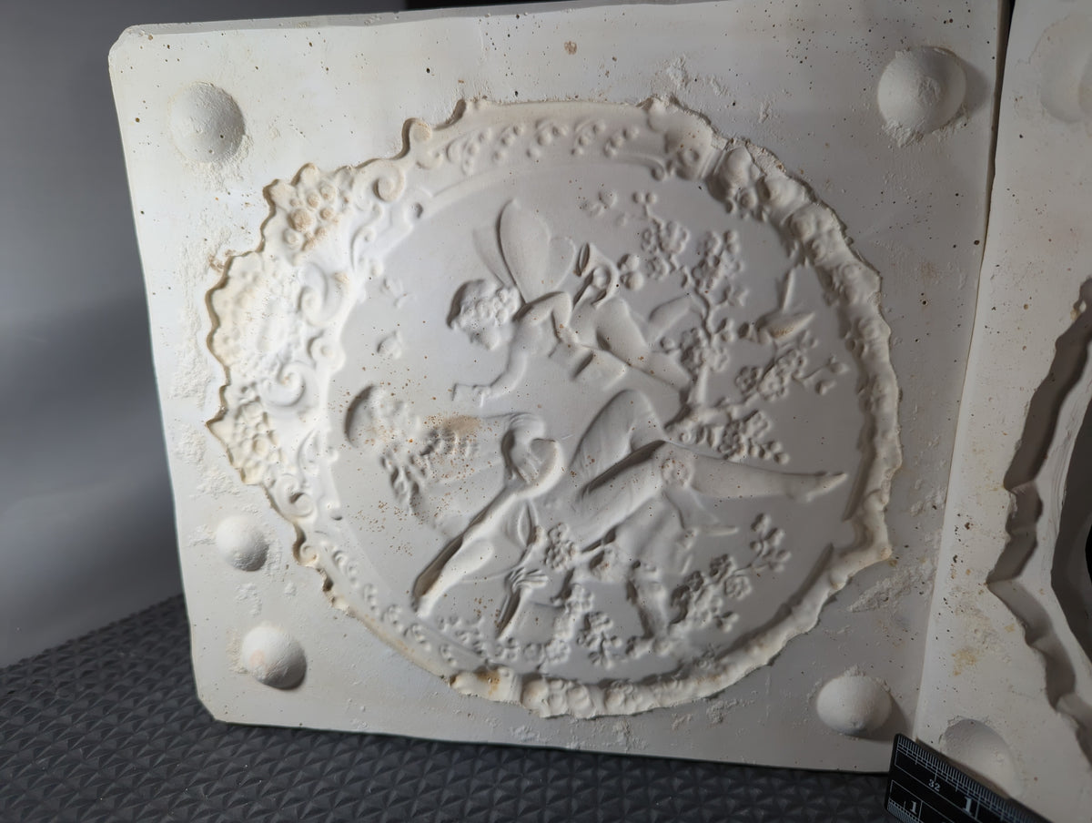 CM1524 - Homemade Cherub Plaque Mold