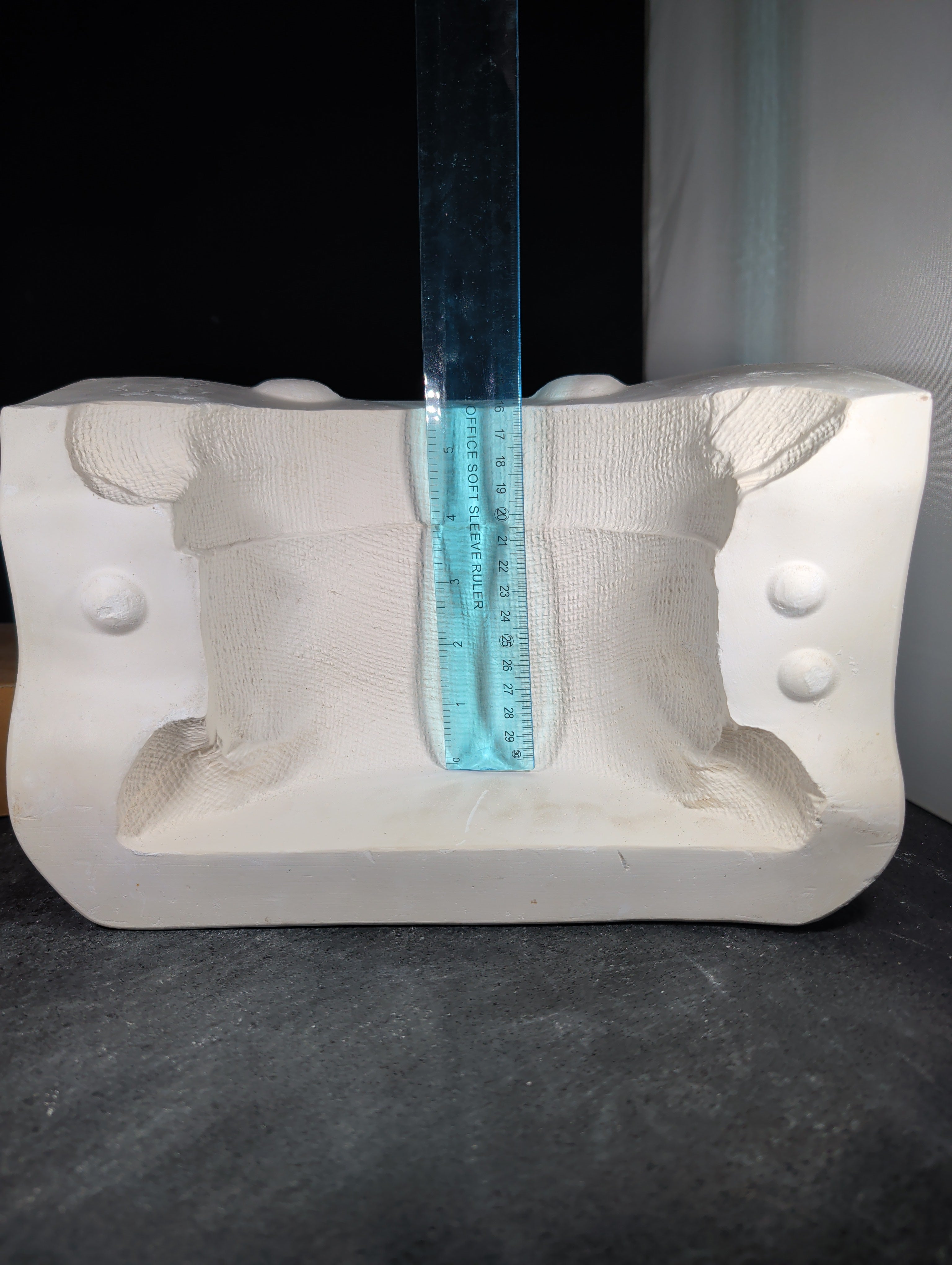 CM0024 - J1028 Clay Magic Medium Burlap Cannister #3 65" T