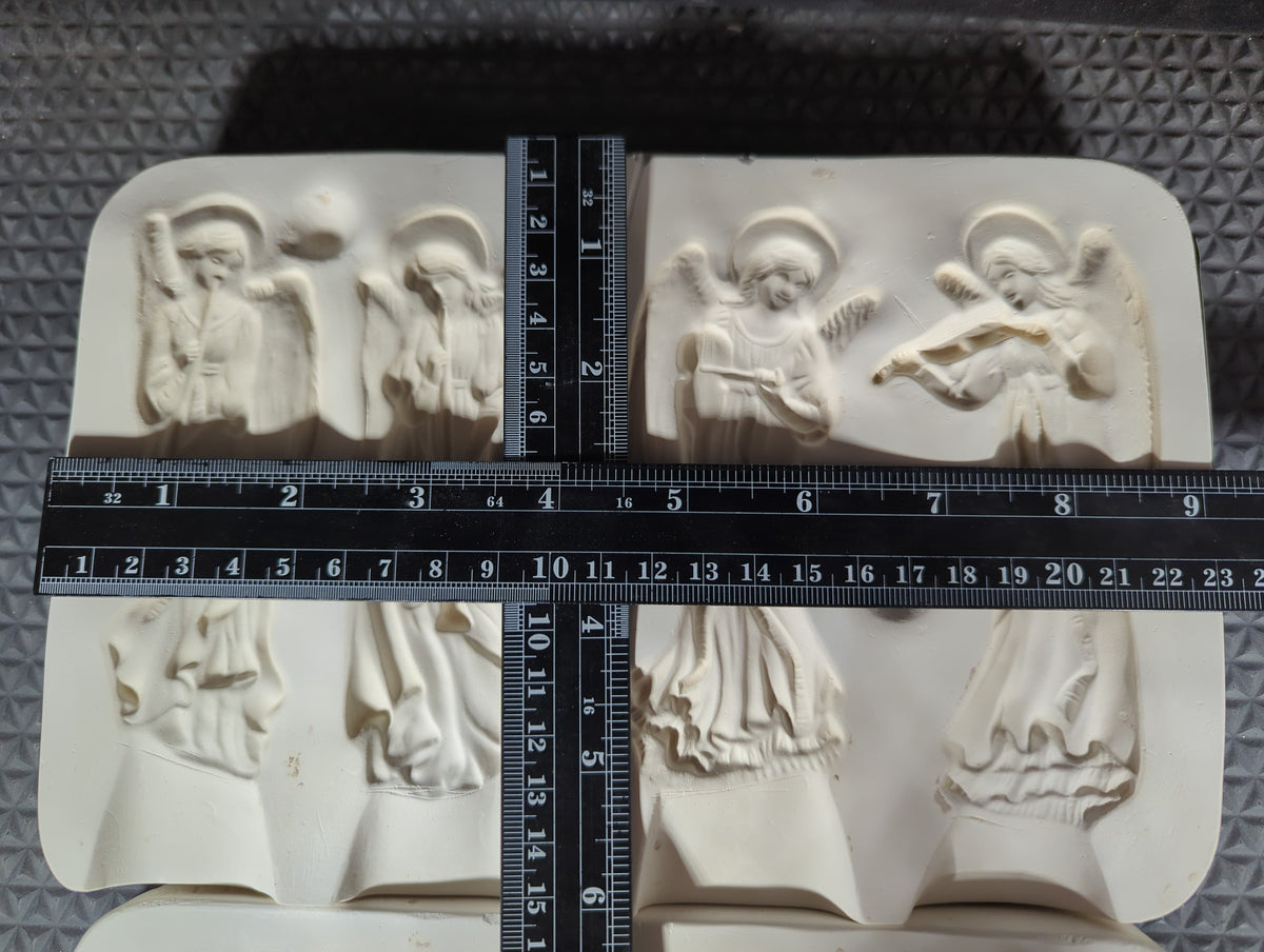 CM1310 - 227 Teddy Bear Molds 3 Angel Ornament Mold