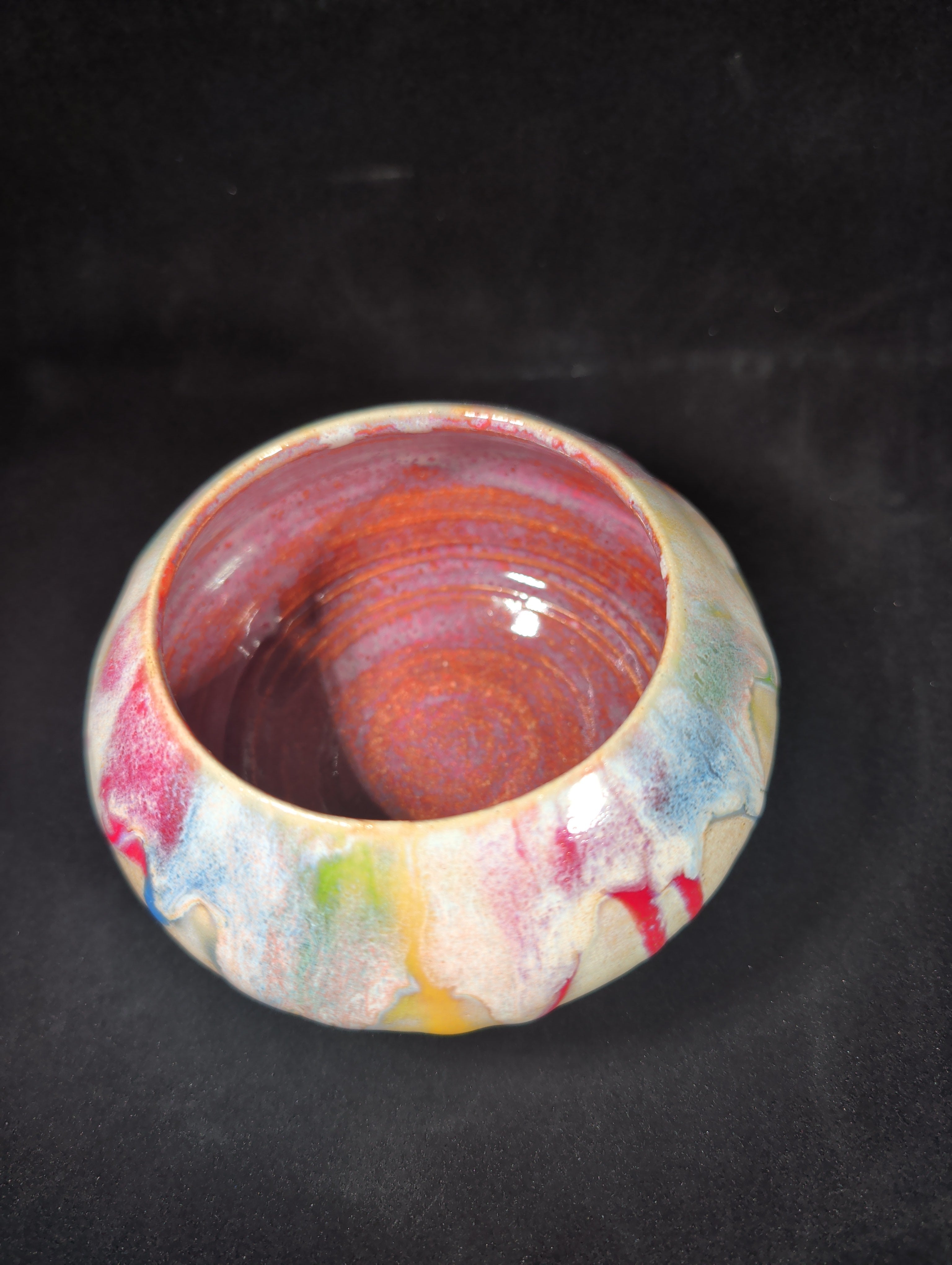 CMA0014 - Small Rainbow Bowl by Abby