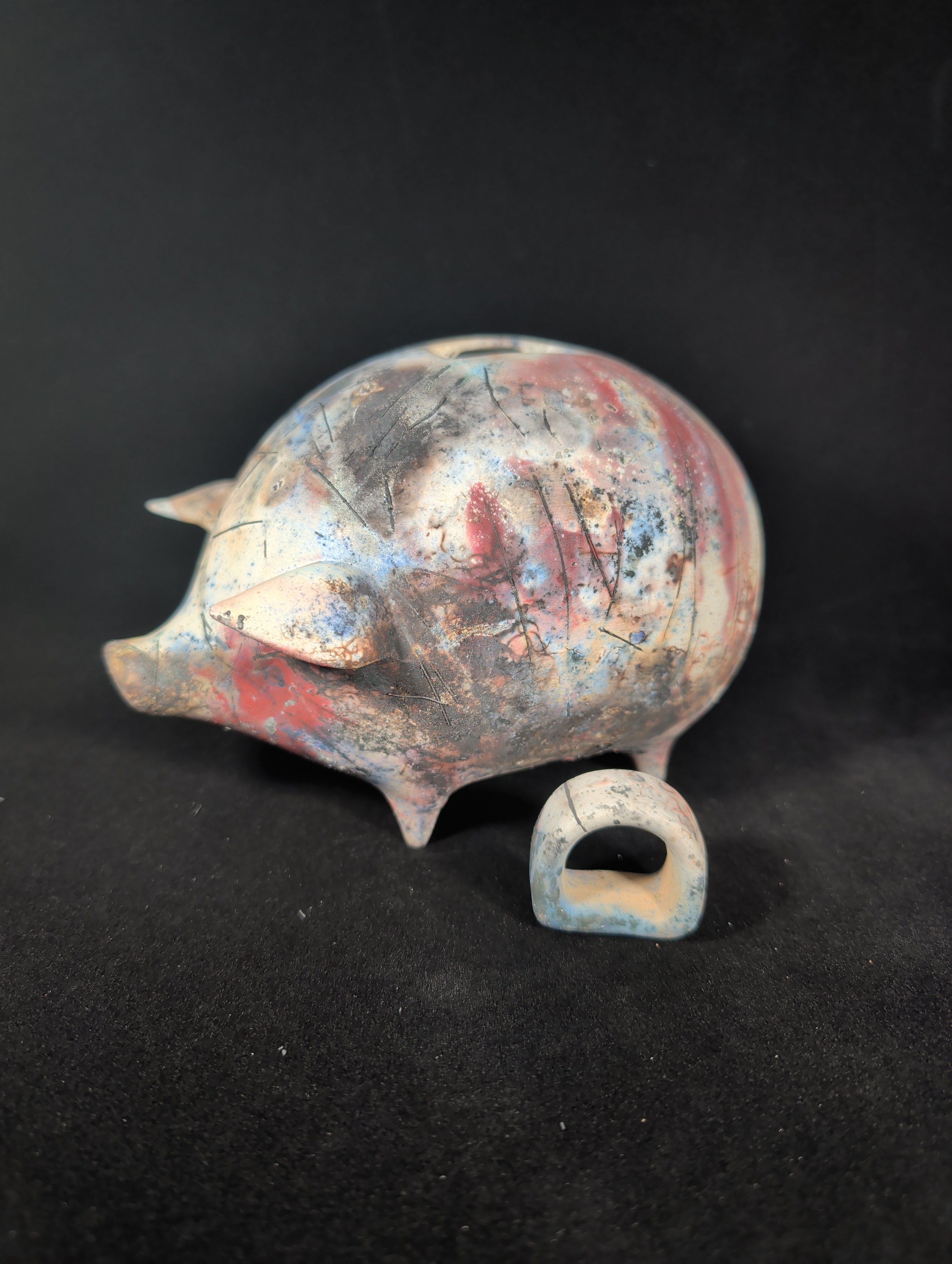 CMA0027 -  Secret Fire Pit Pig by Mindy