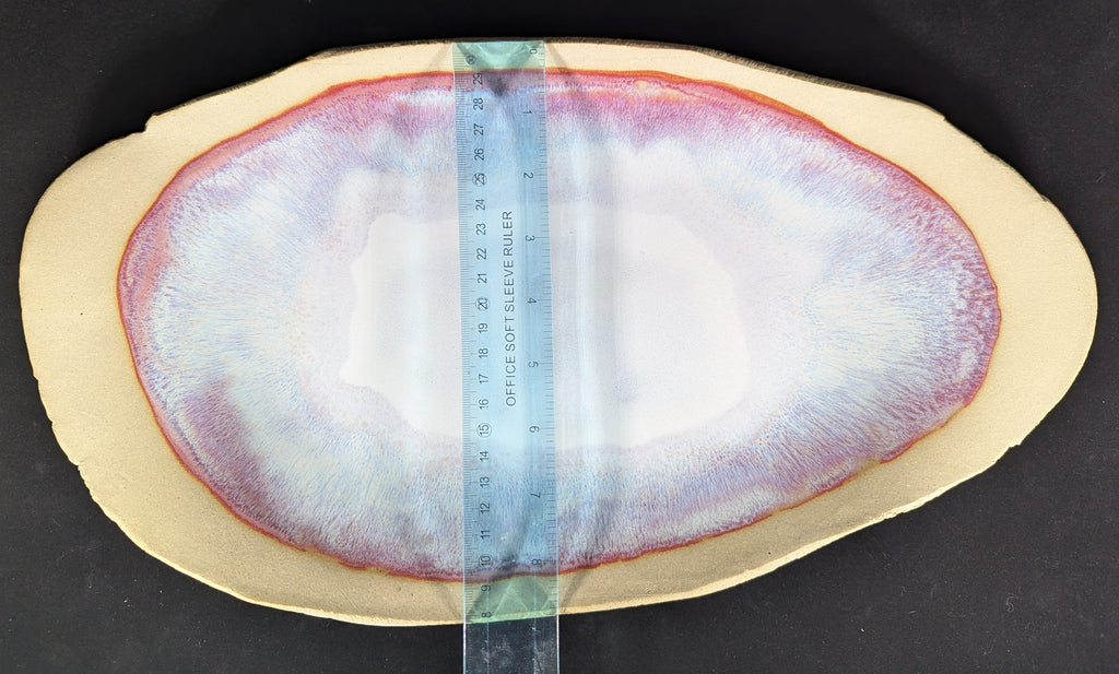 CMA0051 - Buff Clay Natural Edge Platter by Lynae