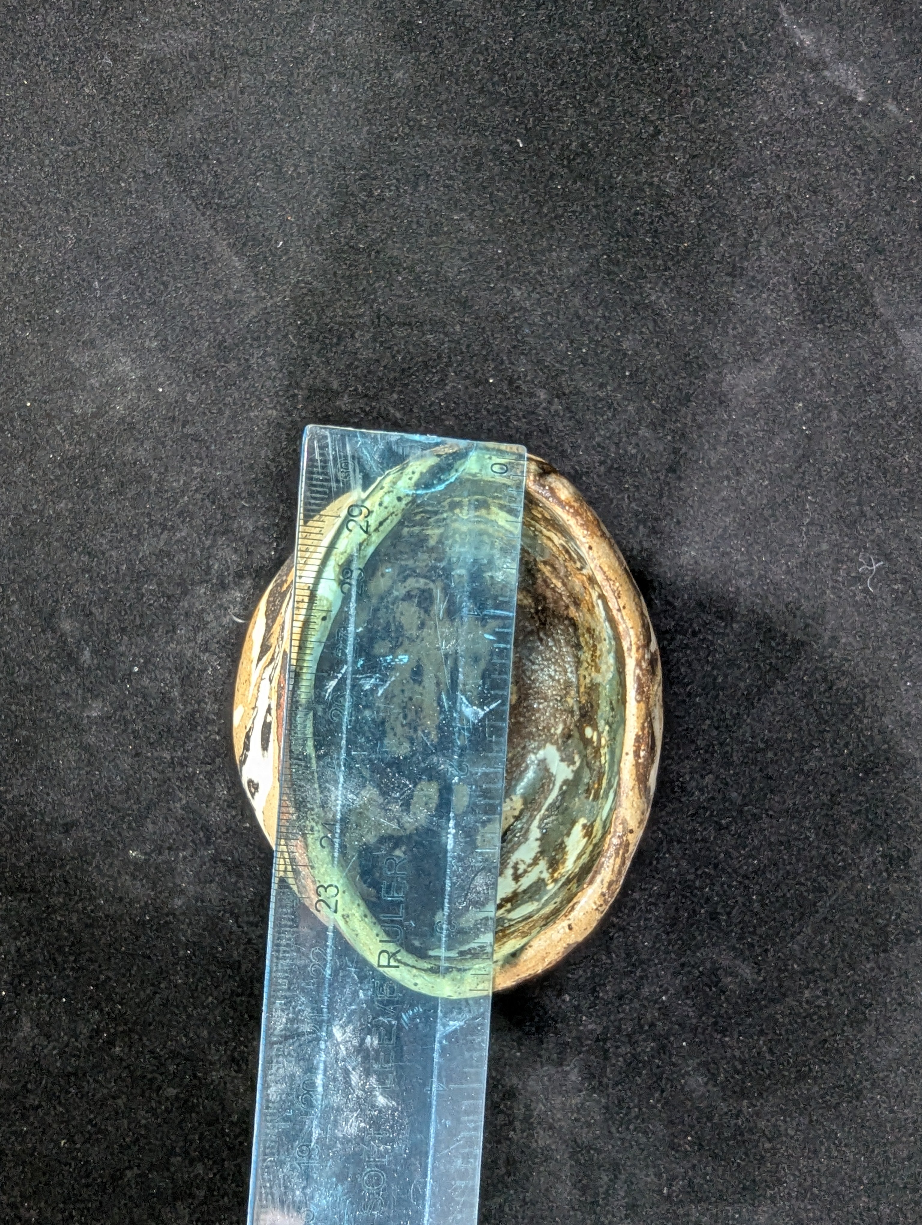 CMA0056 - Marbled Clay Small Oval Bowl by Lynae