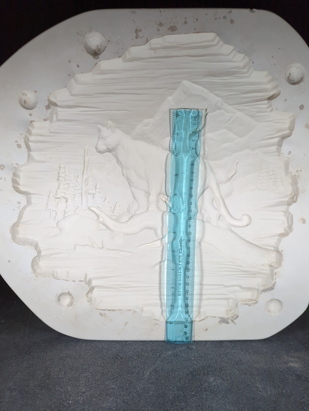 CM0135 - 5202 Macky Puma Wildlife Plaque