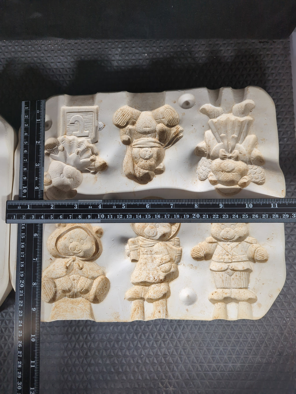 CM1358 - D-1245 Dona's Teddy Bear (6) Ornaments Mold