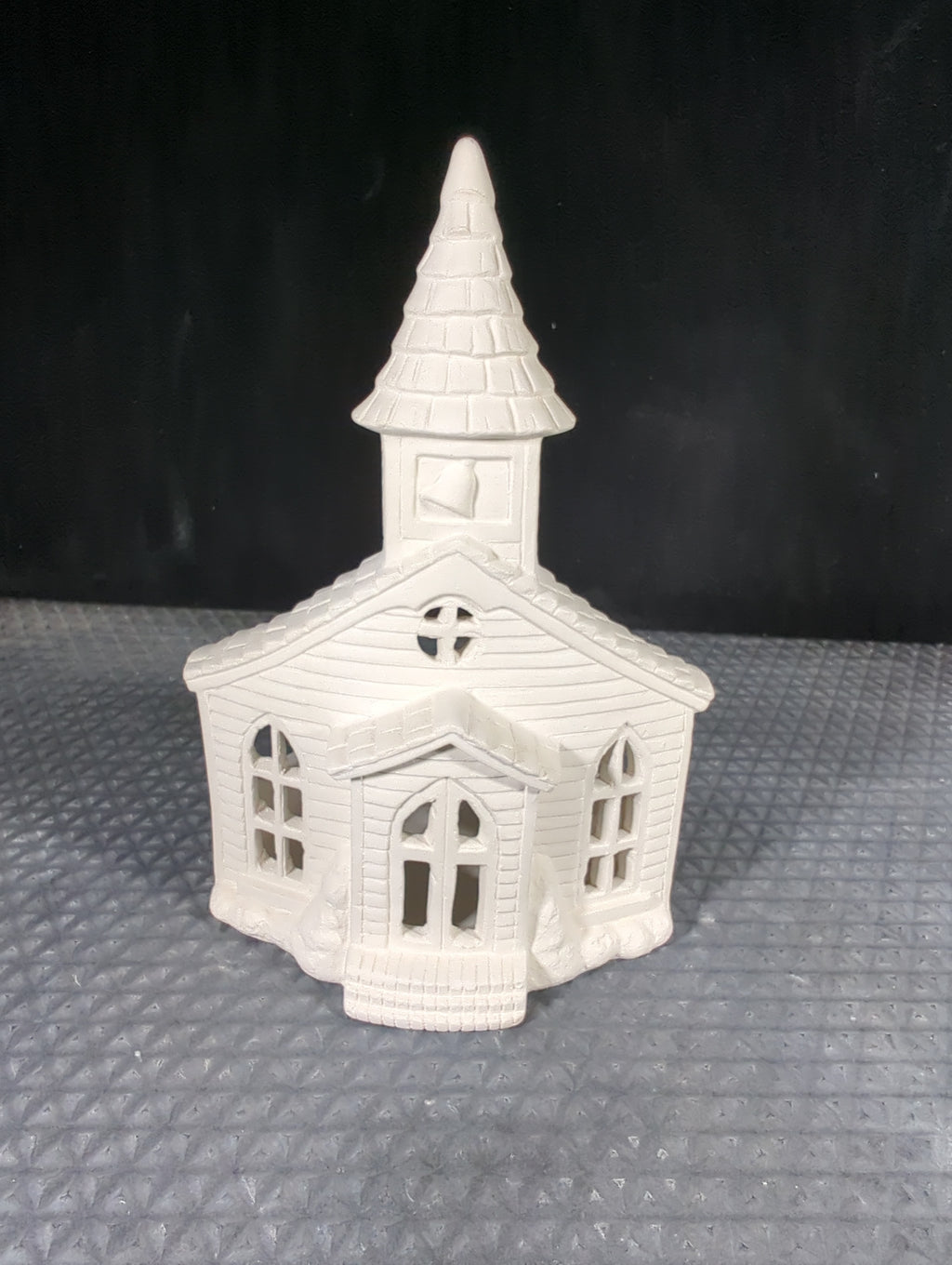 CM1267B1 -S-3563 Scioto 6" Lightable Church Votive Low fire Bisque