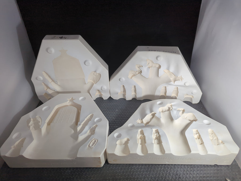 CM1224 -1405 & 1406 Duncan Complete Mini Nativity Set Molds (2 Pcs)
