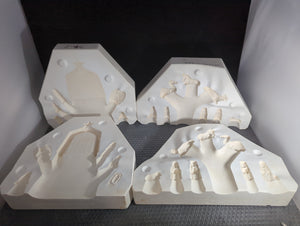 CM1224 -1405 & 1406 Duncan Complete Mini Nativity Set Molds (2 Pcs)