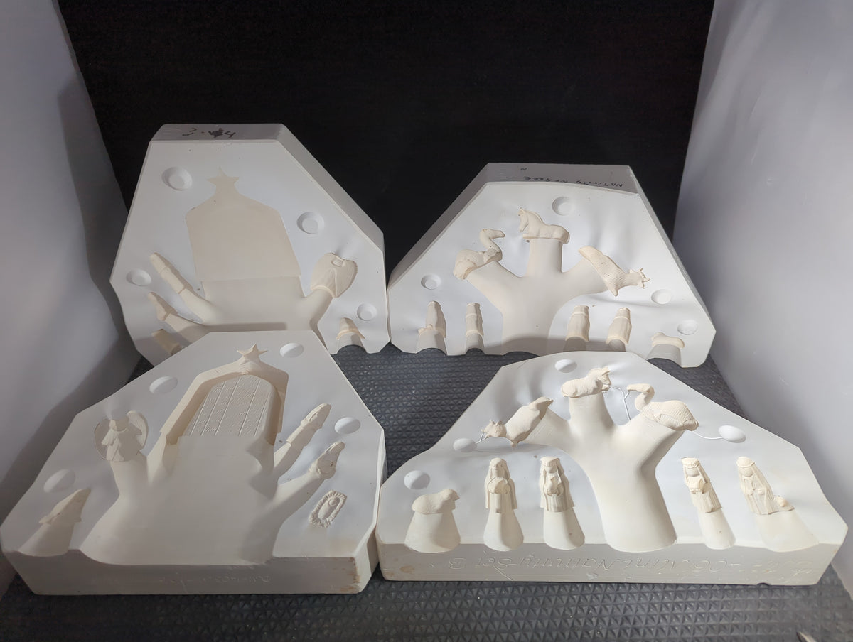CM1224 -1405 & 1406 Duncan Complete Mini Nativity Set Molds (2 Pcs)
