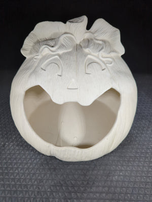CM1003B - I-477 Iandola Molds Pumpkin Big Mouth Low Fire Bisque