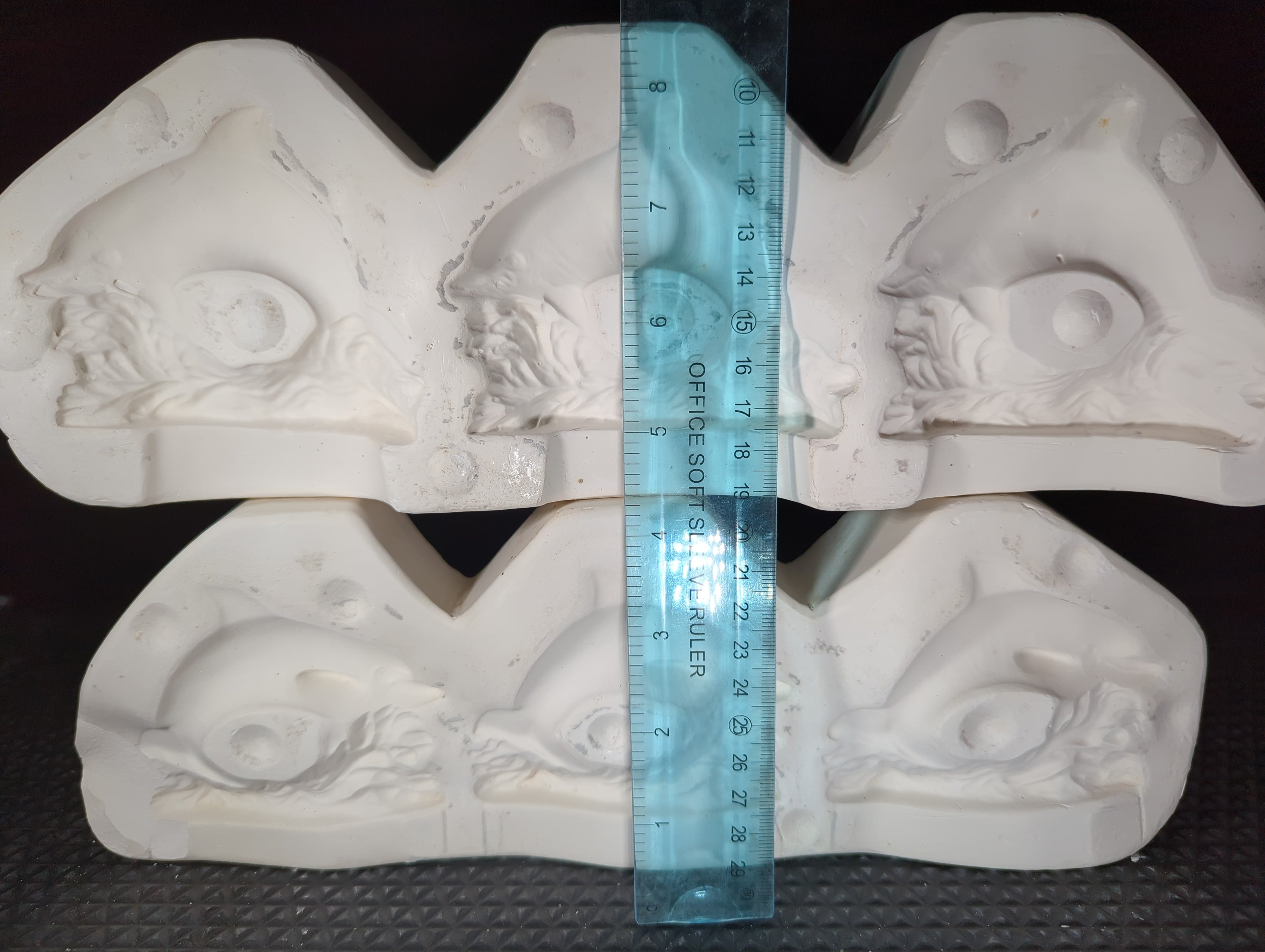 CM0256 - NM-2137 Nowell's Dolphin Napkin Rings (3 in mold) 3 1-2" each