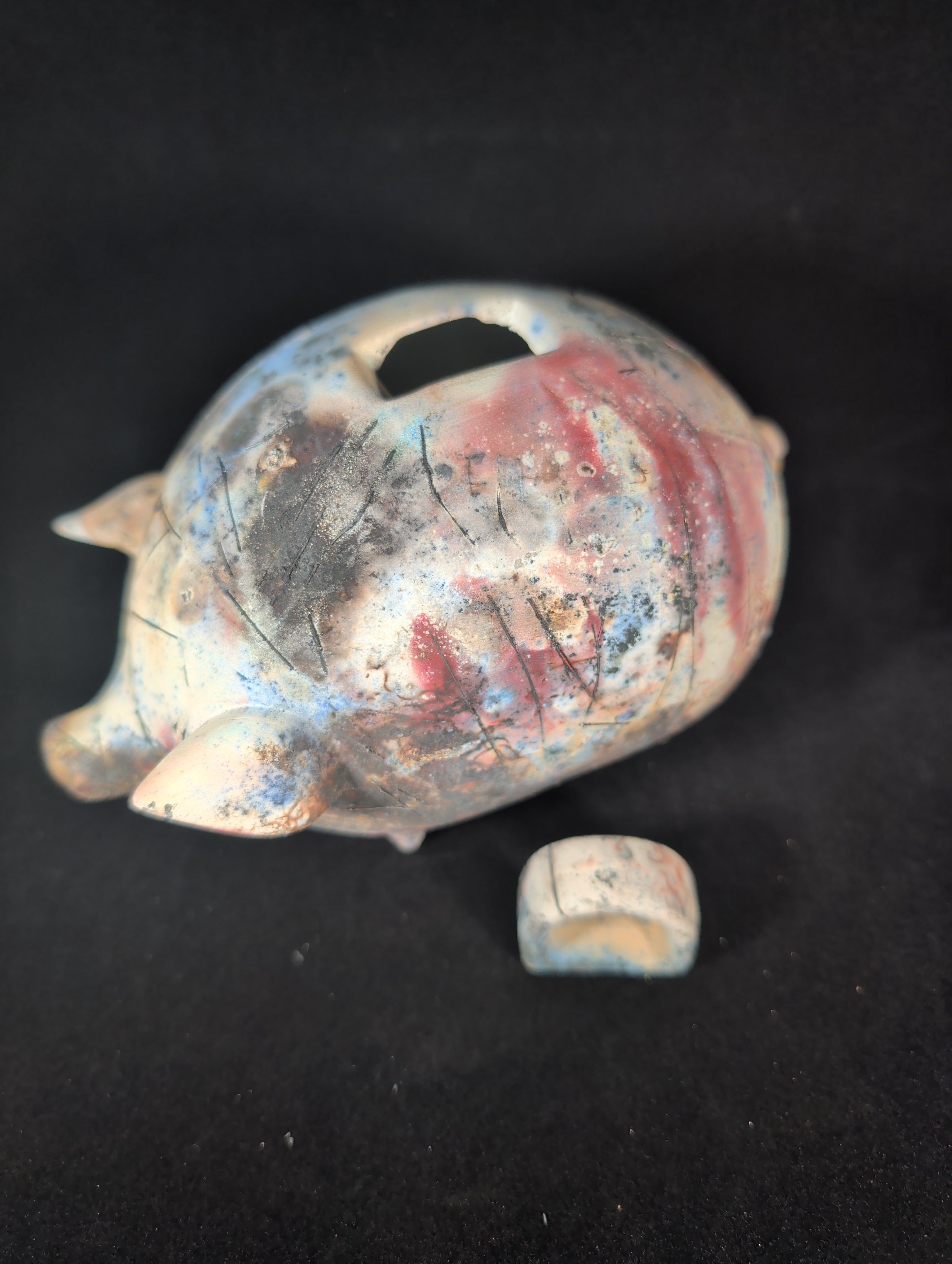 CMA0027 -  Secret Fire Pit Pig by Mindy