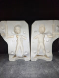 CM0088 - J1523 Clay Magic White Baseball Player Boy