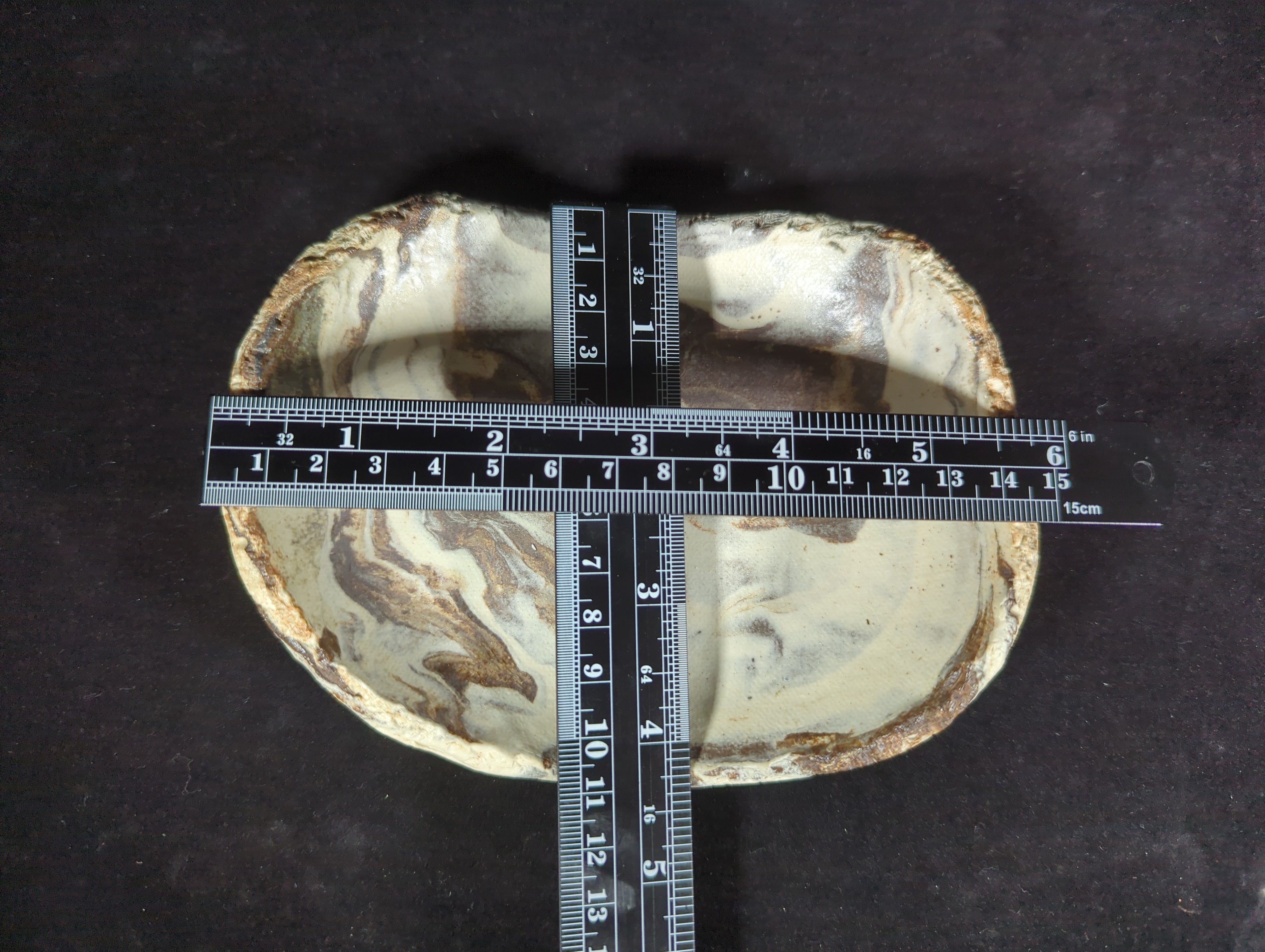 CMA0084 - Marbled Candle Holder/ Valet Tray by Lynae