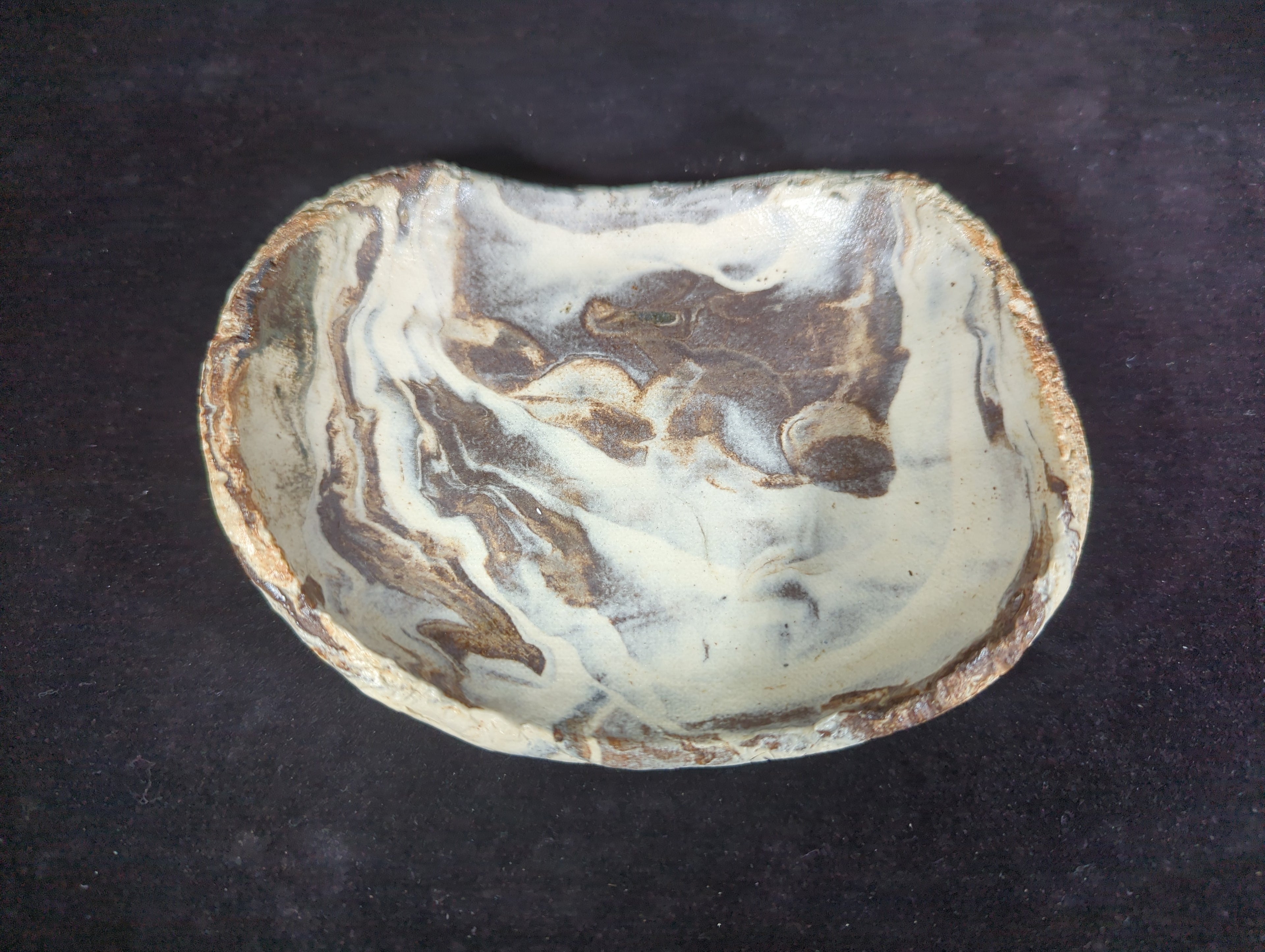 CMA0084 - Marbled Candle Holder/ Valet Tray by Lynae