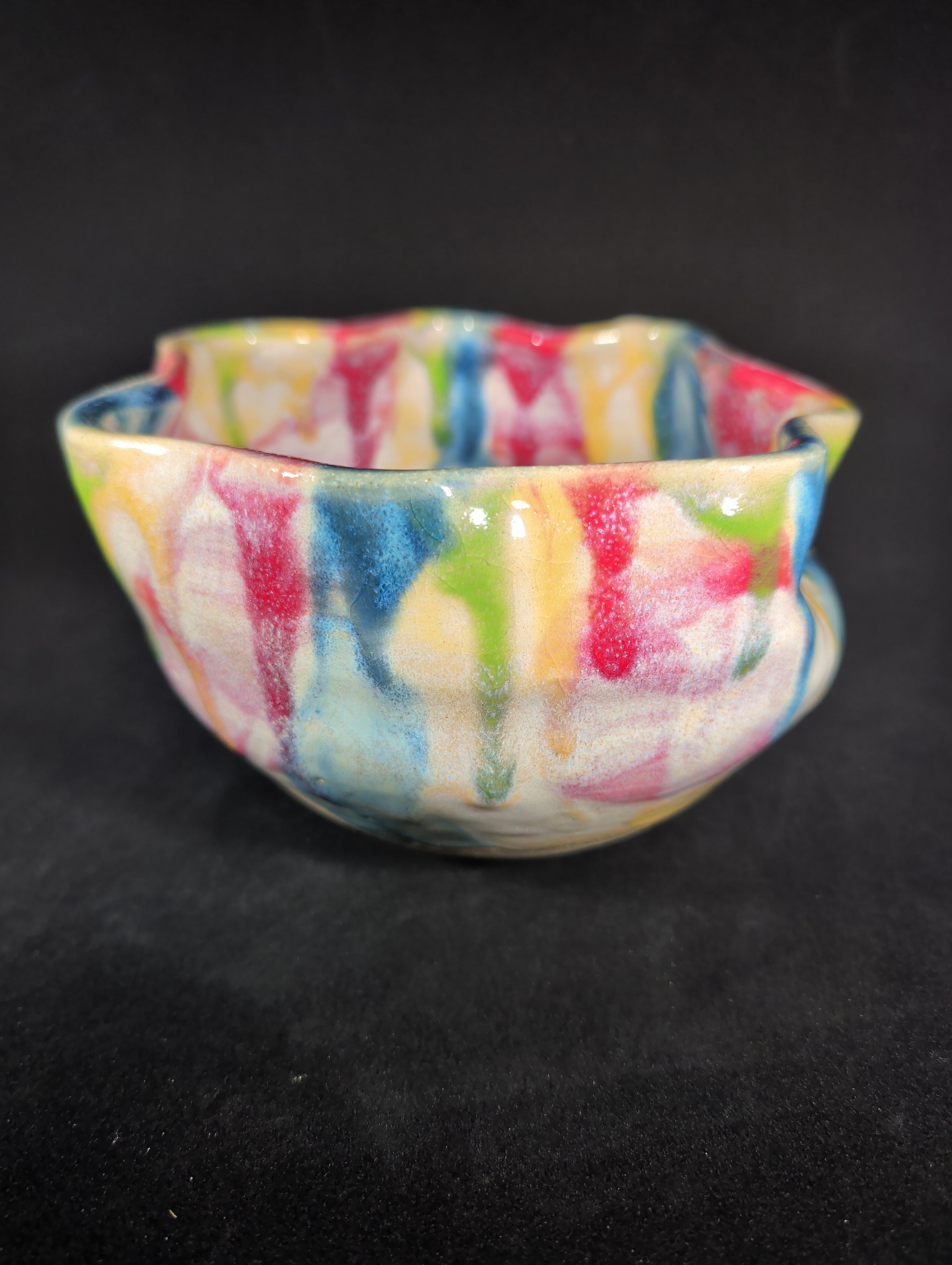 CMA0015 - Large Rainbow Bowl by Abby