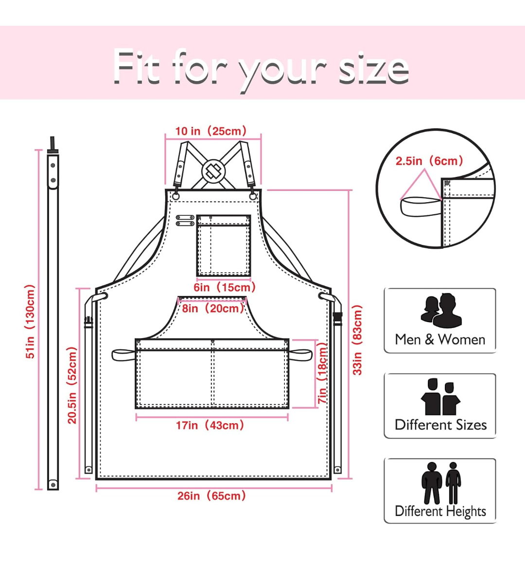 CMS0016 - Stenffy Work Apron - Teal/Blue