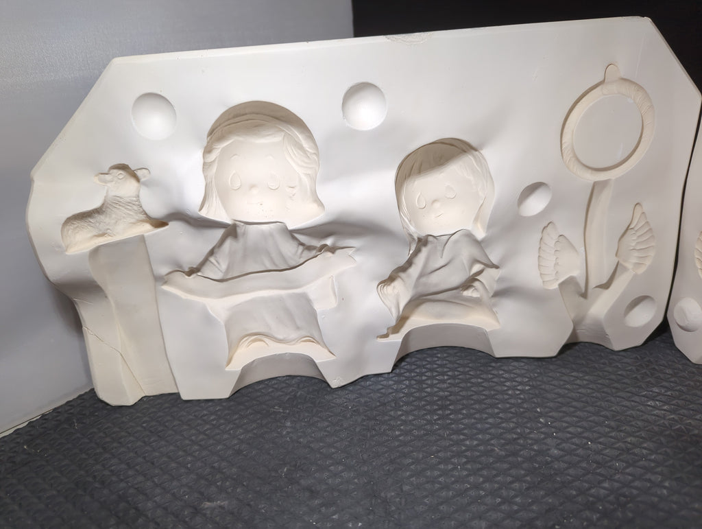 CM1272 - DM 393B Duncan Sweet Pretenders Nativity Scene Angel, Shepherd & Lamb Mold 5 of 6