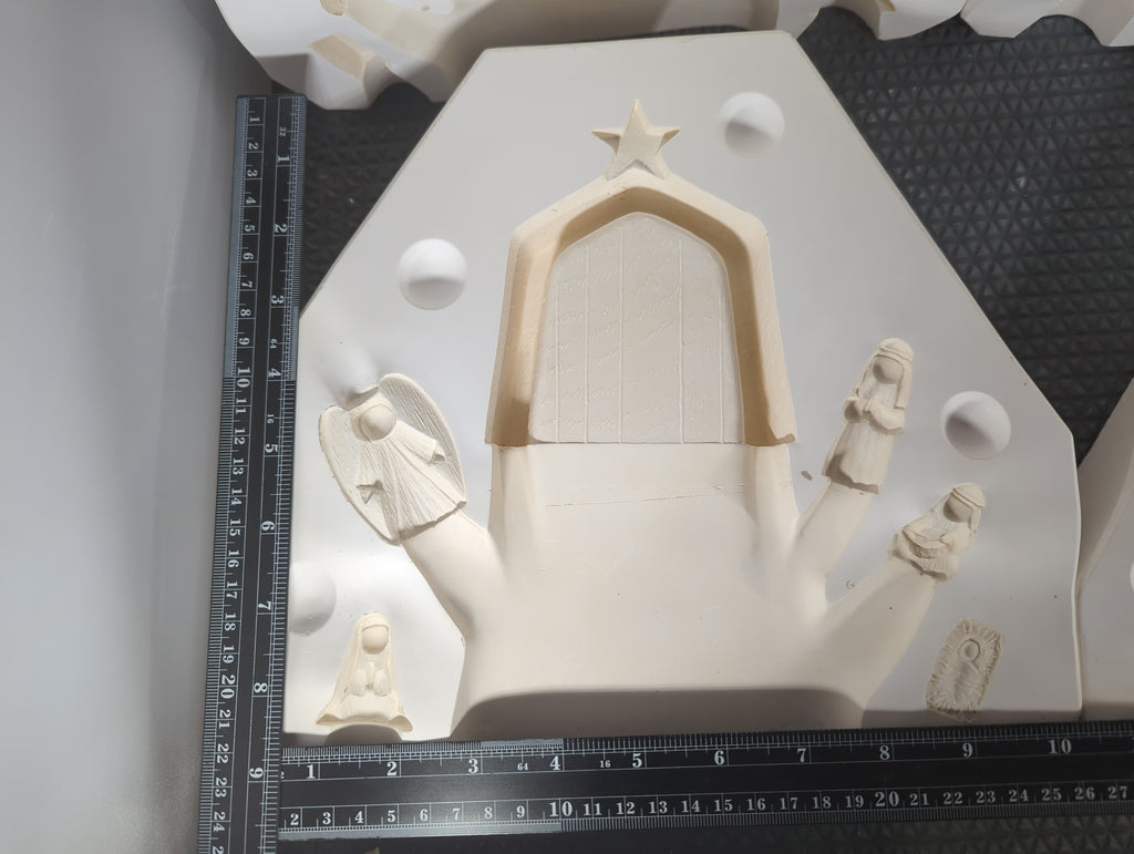 CM1224 -1405 & 1406 Duncan Complete Mini Nativity Set Molds (2 Pcs)
