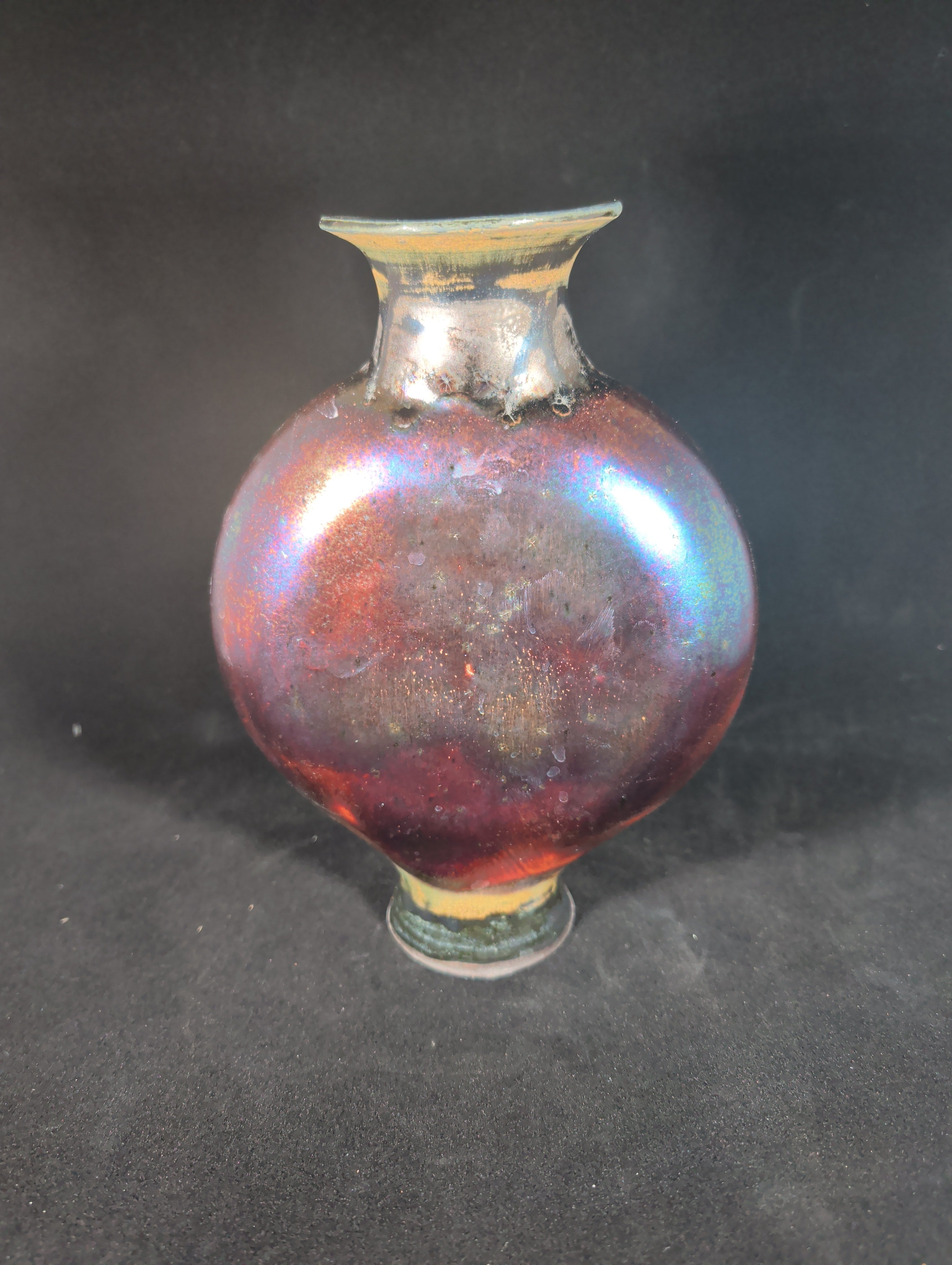 CMA0013 - Large Rainbow Vase by Abby