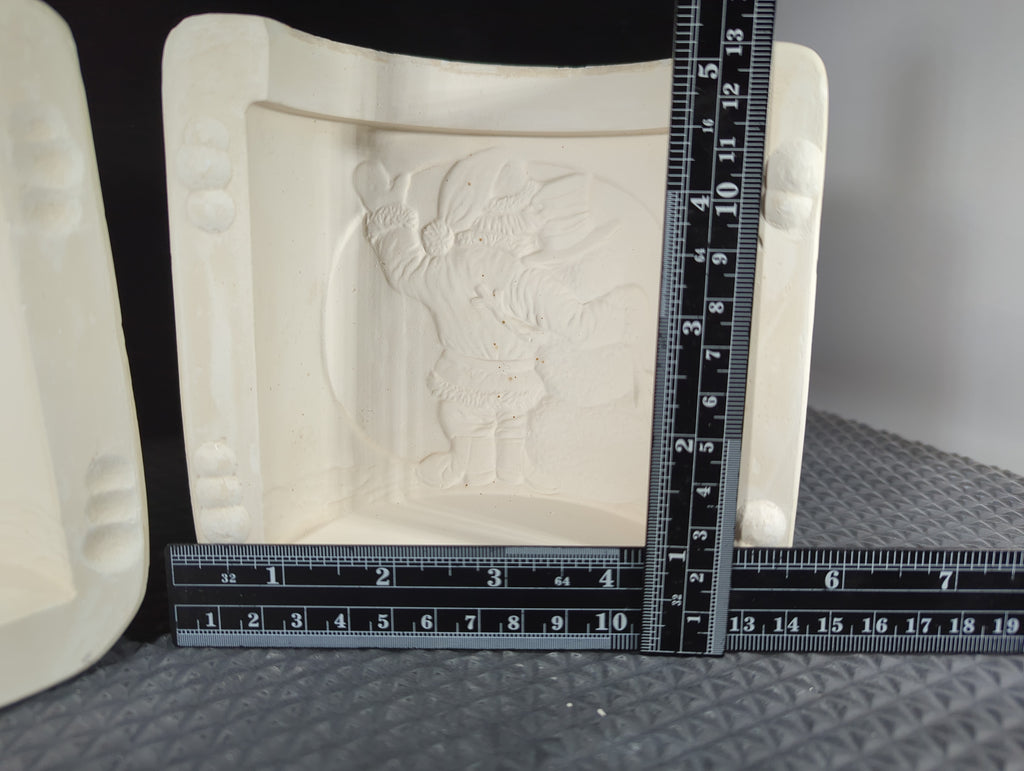 CM1570 - NM-3085 Nowell's Santa and Snowman Candle Holder Mold