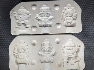 CM1311 - #799 Lonestar 3-Ornaments Mold
