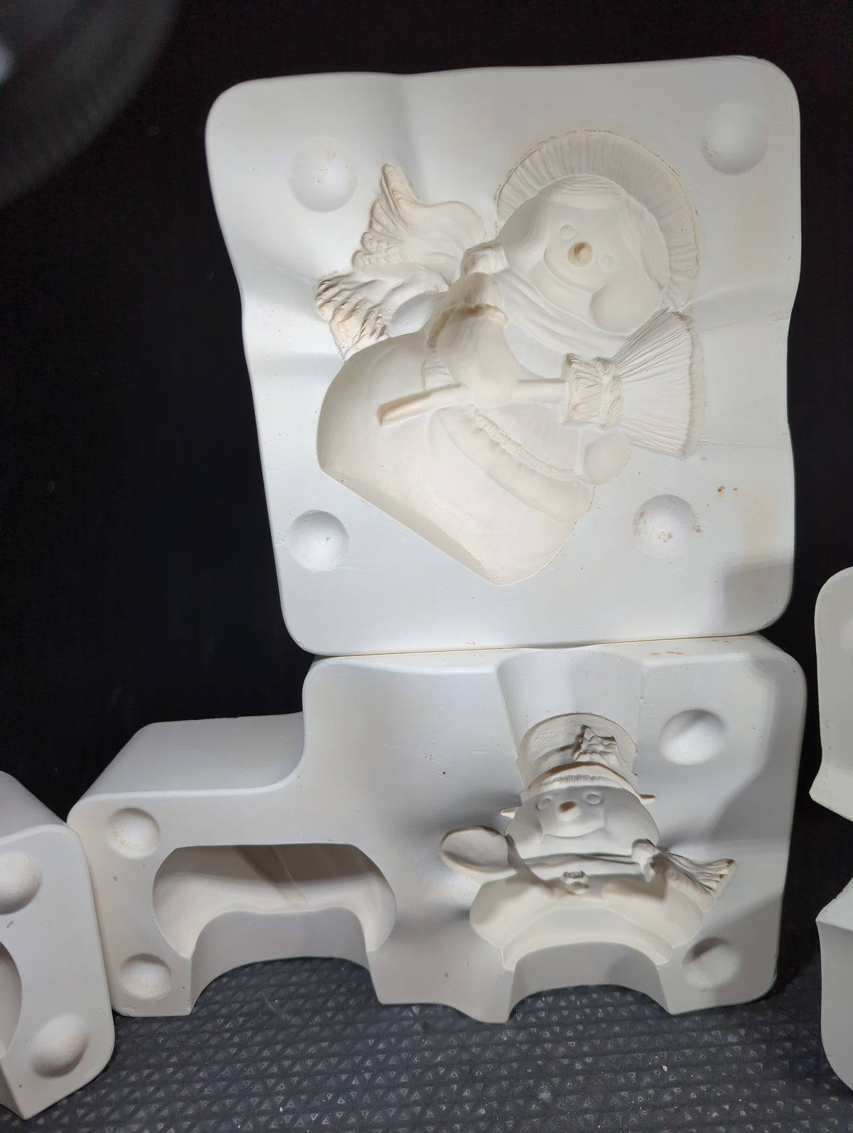 CM1573 - 2706/2707 Gare Snowpeople Sugar Bowl and Creamer Set (2Pc) Molds