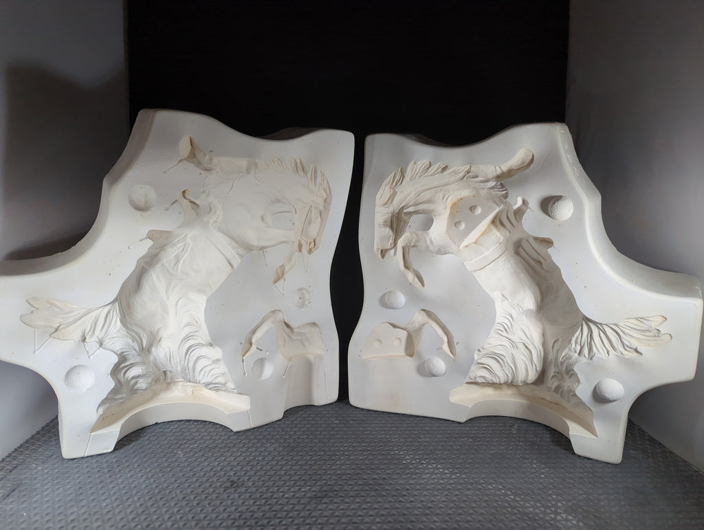 CM0855 - 1326 Doc Holliday Roughcut Bronco Rider and Buster Mold (2pc)
