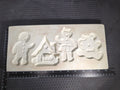 CM1345 - 434 SK Potteries Ornament (4) Open Pour Gingerbread Mold