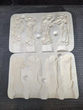 CM1310 - 227 Teddy Bear Molds 3 Angel Ornament Mold
