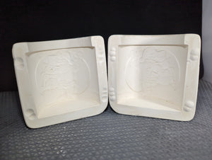 CM1570 - NM-3085 Nowell's Santa and Snowman Candle Holder Mold