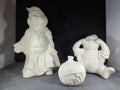 CM1490B - Boo Boo Ghost Low Fire Bisque Set (3Pcs)