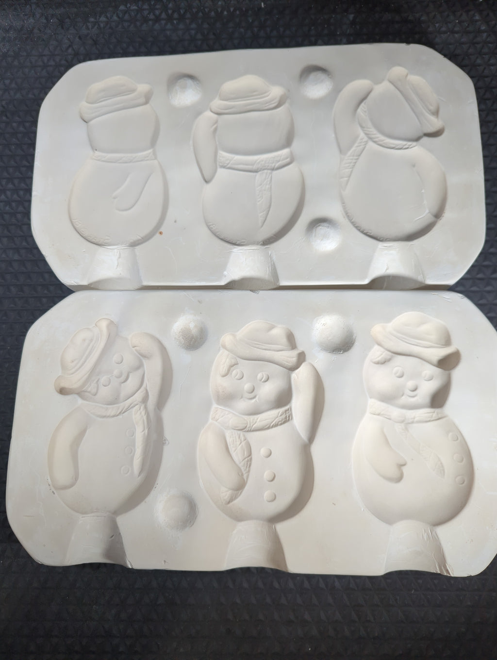 CM1314 - #866 Lonestar 3-Ornaments Snowman Mold