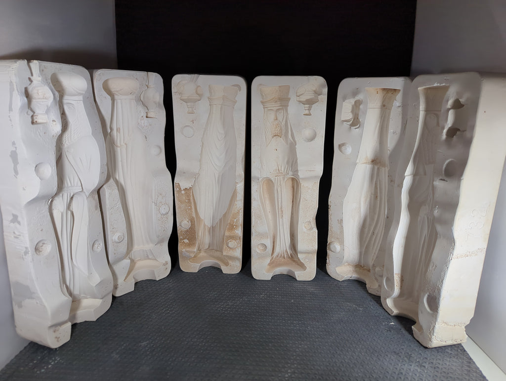 CM1417 - DM-732, DM-733, DM-734 Duncan 3 Large Wisemen Molds (3Pcs) **Rare**