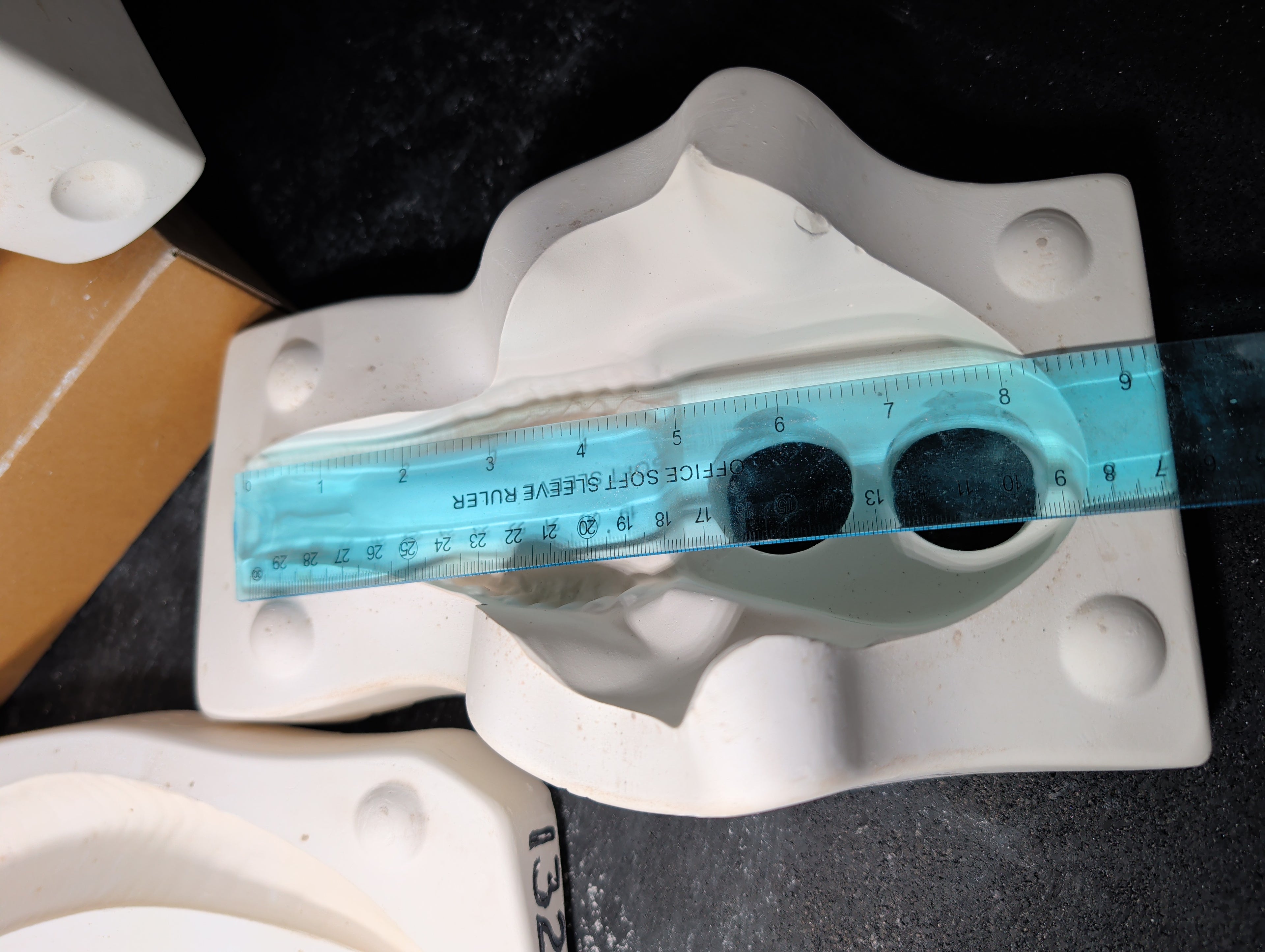 CM0019 - 1324 Doc HollidaySkull, Mountain Goat 13"L (2 molds)