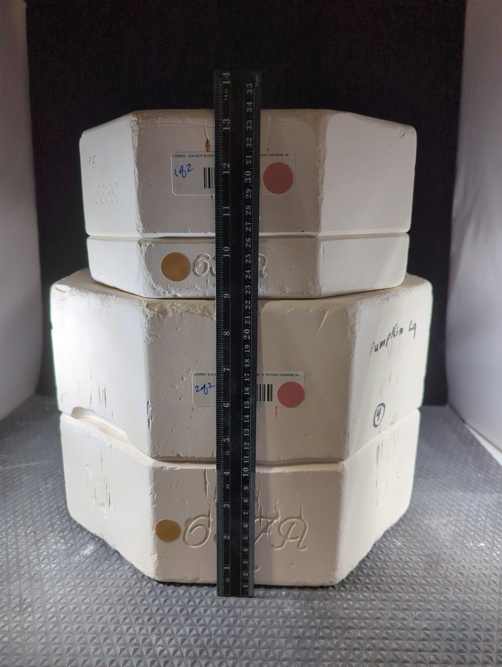 CM0963 - DM-637A & DM-638A Duncan Large 10" Pumpkin Container with Lid (2pcs)