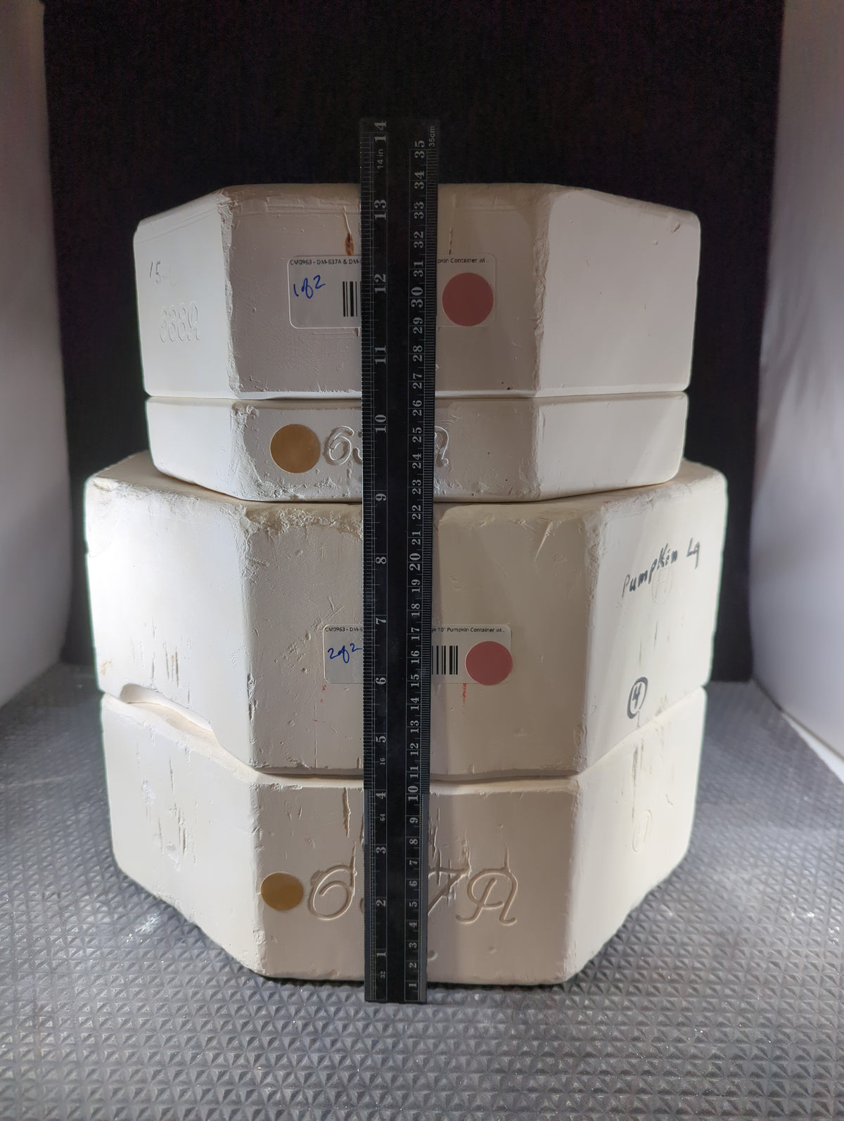 CM0963 - DM-637A & DM-638A Duncan Large 10" Pumpkin Container with Lid (2pcs)