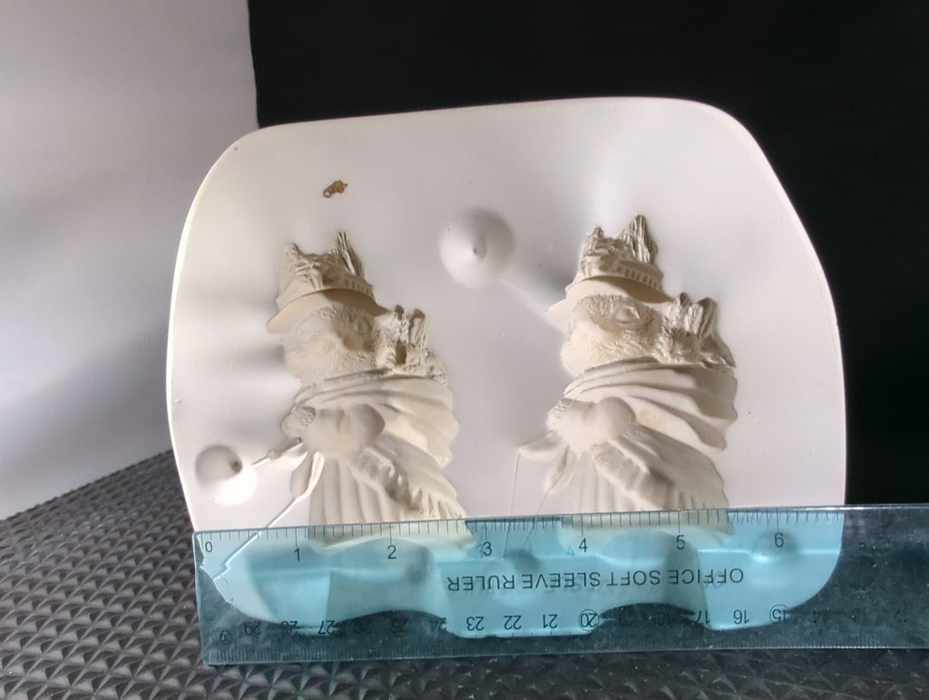 CM0193 - C-2481 Ceramichrome Mama and Baby Bunnies