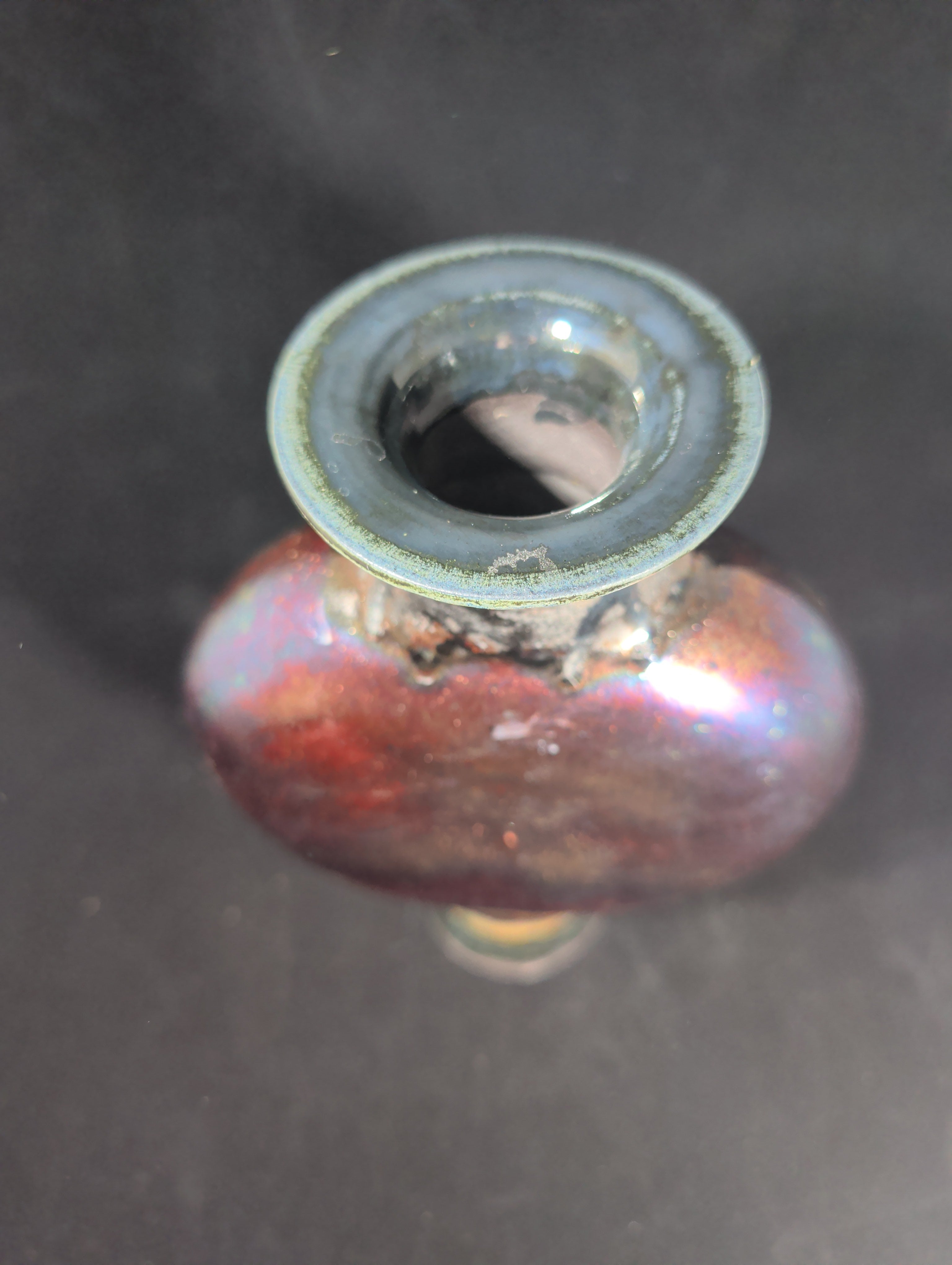 CMA0013 - Large Rainbow Vase by Abby