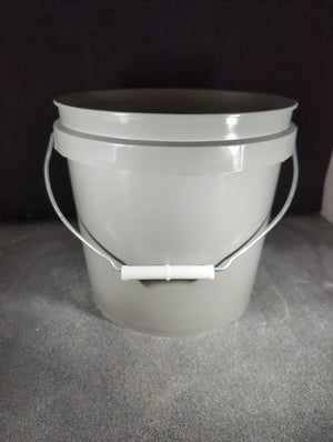 CMS0006 - Gray Reusable 2 Gal Food Grade Buckets - reusable no lid