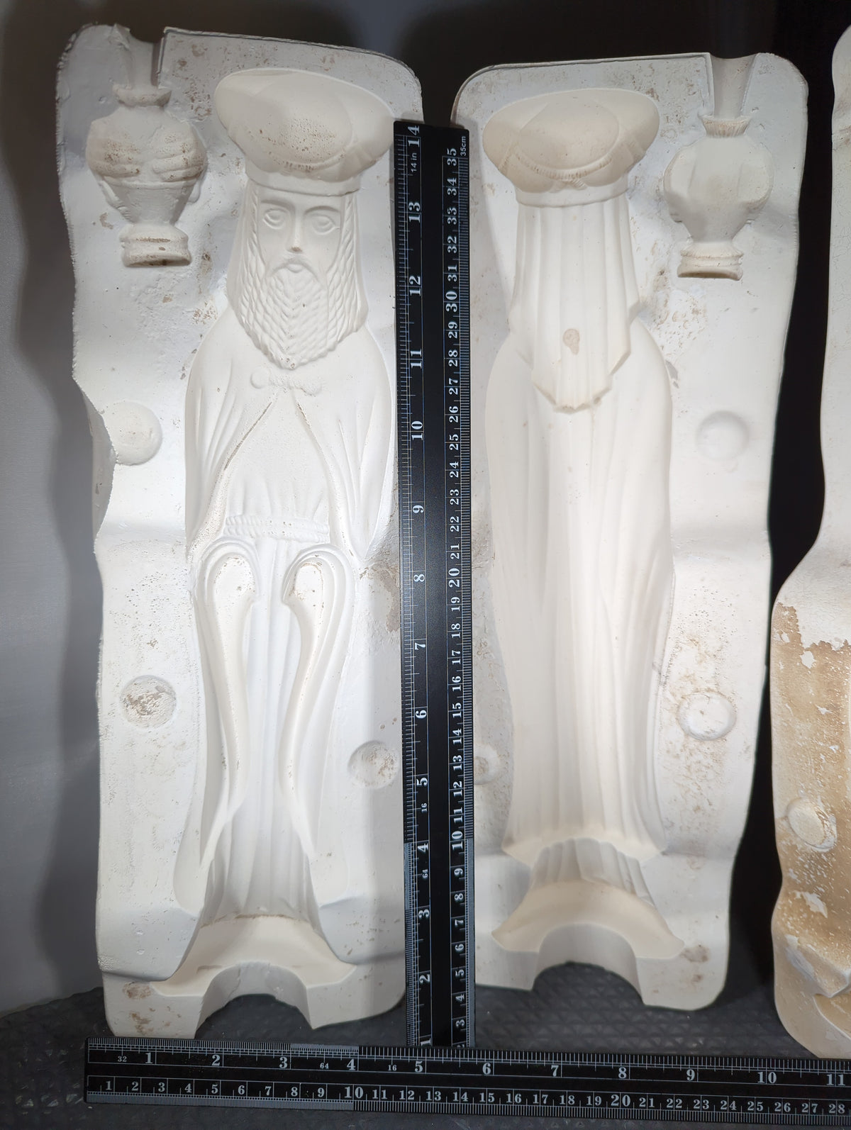 CM1417 - DM-732, DM-733, DM-734 Duncan 3 Large Wisemen Molds (3Pcs) **Rare**