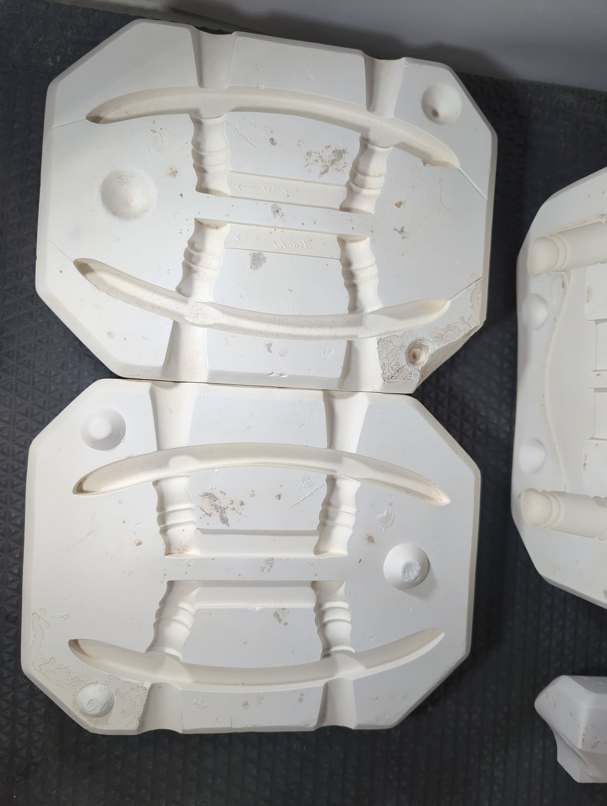 CM1330 - S-992 & S-994 Scioto 8.5" Rocking or Straight Chair (3Pcs) Mold