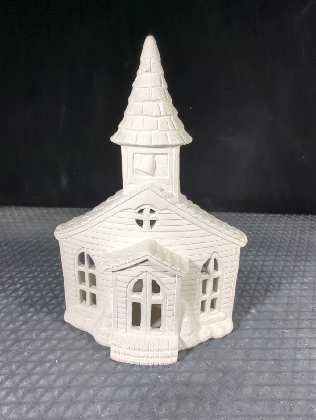 CM1267B2 -S-3563 Scioto 6" Lightable Church Votive Low fire Bisque