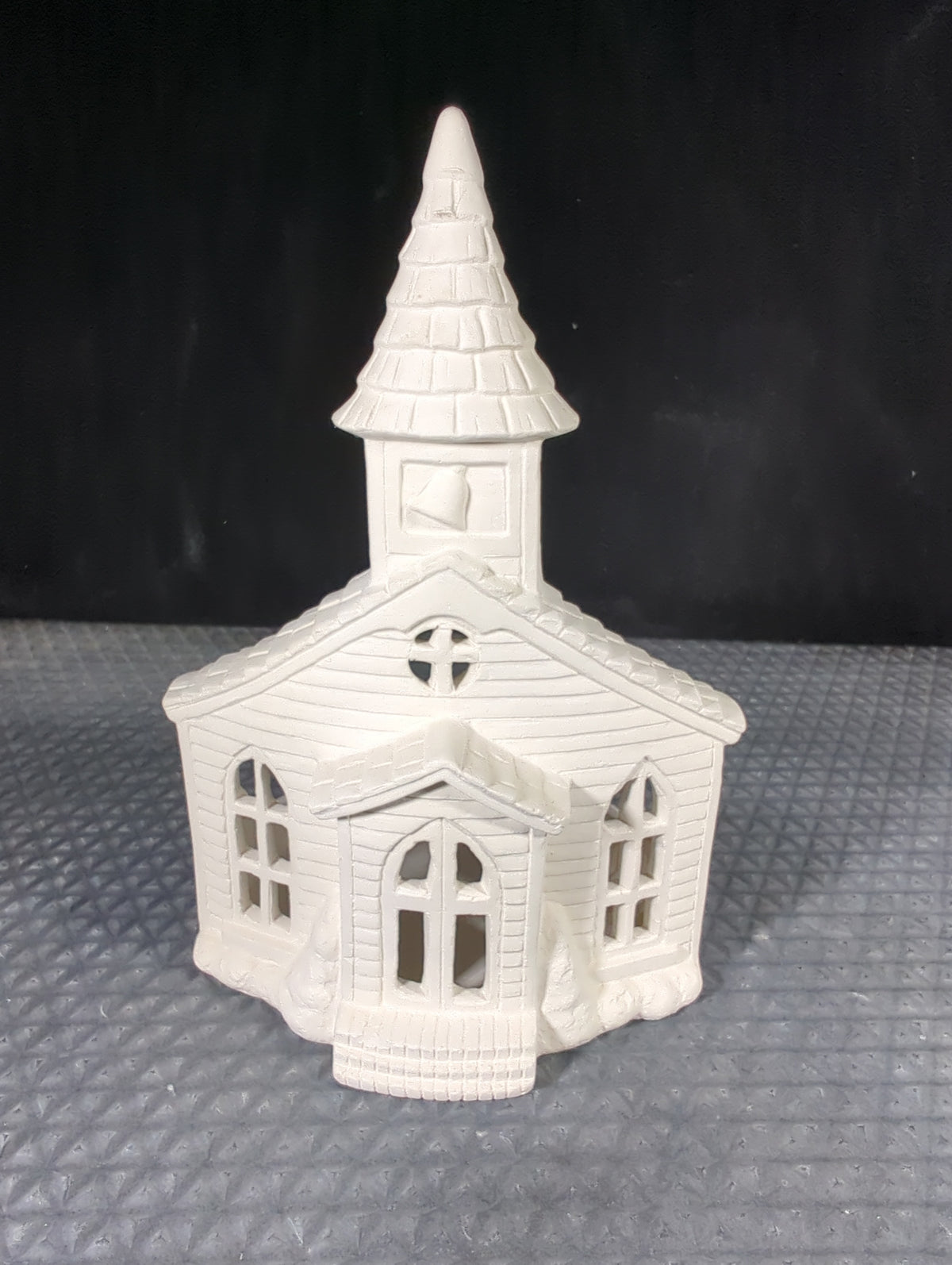 CM1267B2 -S-3563 Scioto 6" Lightable Church Votive Low fire Bisque