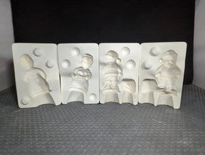 CM1369 - HM123 & HM124 Duncan Santa and Mrs Clause (2Pcs) Mold