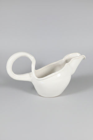 CMA0002 - Large White Saucière by Abby