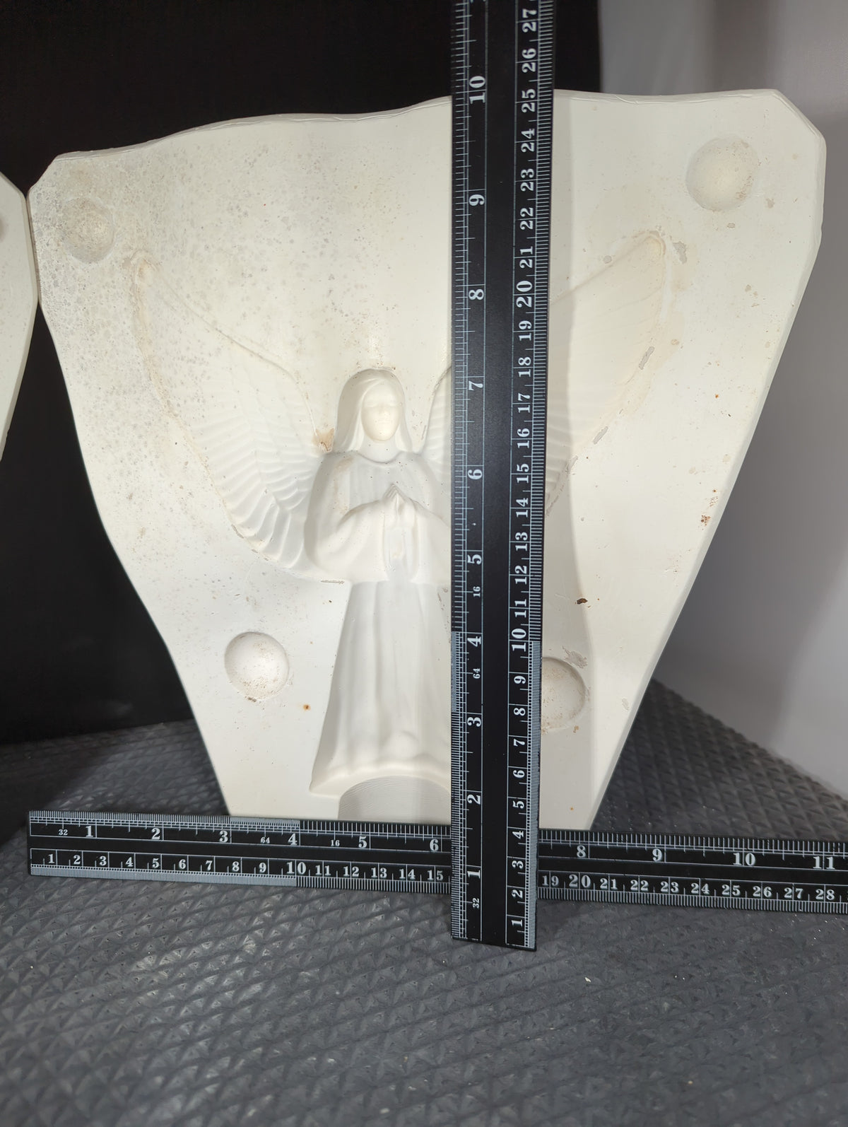Duncan DM-567 A Nativity Set Angel plaster casting mold, listed as used, good condition, view 2